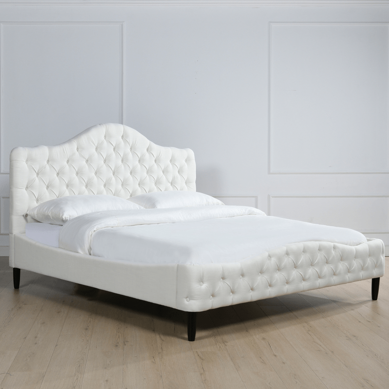 Harley Tufted Upholstered Low Profile Platform Bed