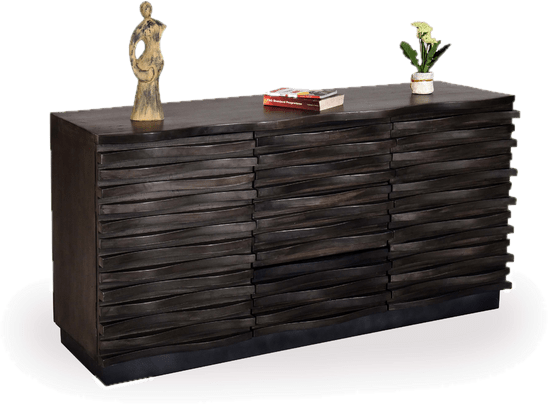 Charleigh 3 Drawer 58" W Solid Wood Combo Dresser