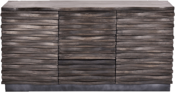 Charleigh 3 Drawer 58" W Solid Wood Combo Dresser