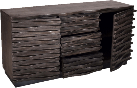 Charleigh 3 Drawer 58" W Solid Wood Combo Dresser