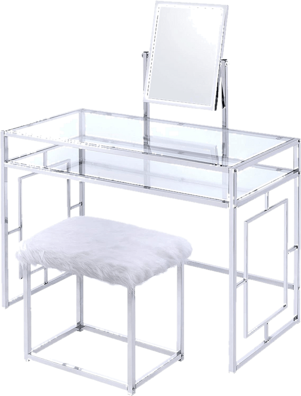 Caedence Vanity with Stool and Mirror