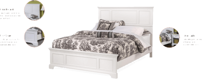 Effingham Solid Wood Low Profile Standard Bed
