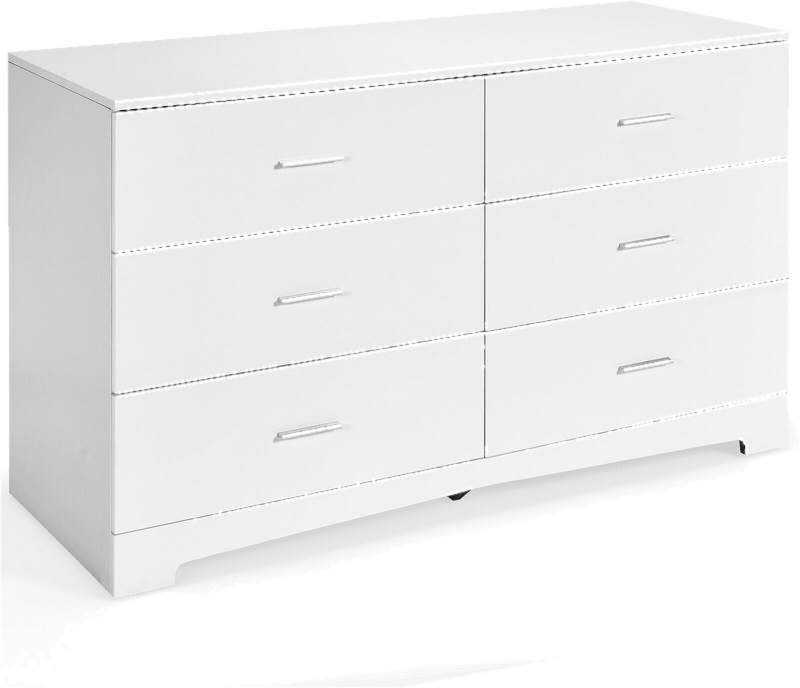 6 Drawer 51" W Double Dresser