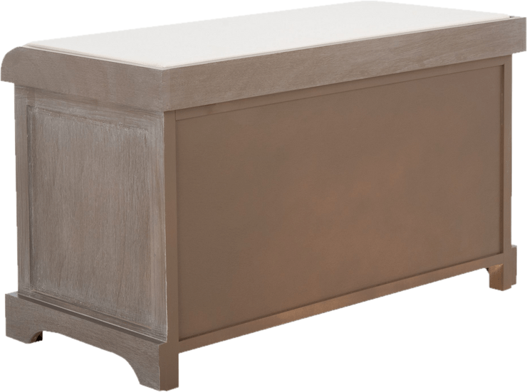 Santa Cruz Upholstered Cubby Storage Bench