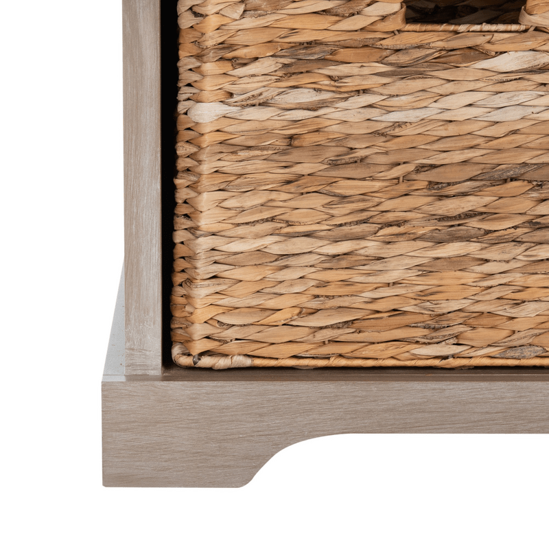 Santa Cruz Upholstered Cubby Storage Bench