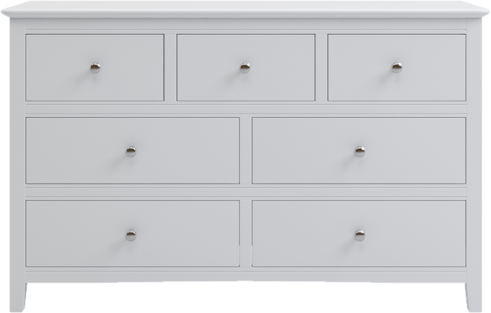 Pitlopersimmon 7 Drawer 48.4'' W Solid Wood Double Dresser