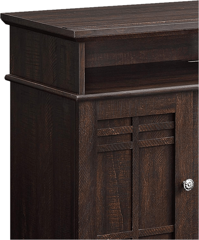 Modern Farmhouse Wood TV Stand & Media Entertainment Center Console - Up To 50" TV