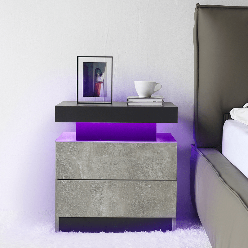 Heimdall 2 - Drawer Nightstand - Led Nightstand
