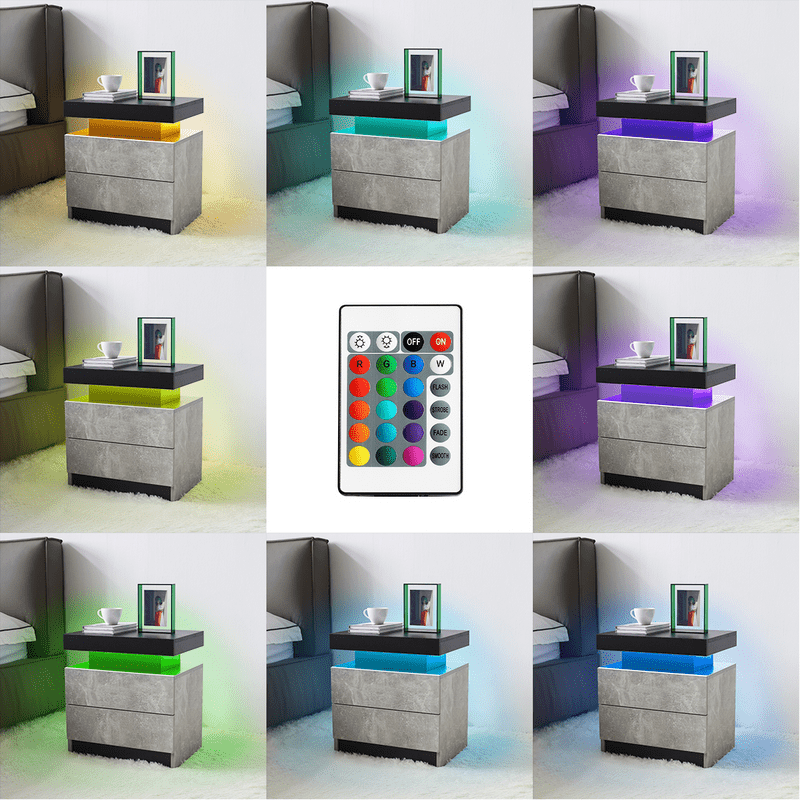 Heimdall 2 - Drawer Nightstand - Led Nightstand