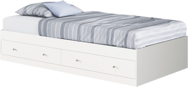 Miera Twin Storage Platform Bed