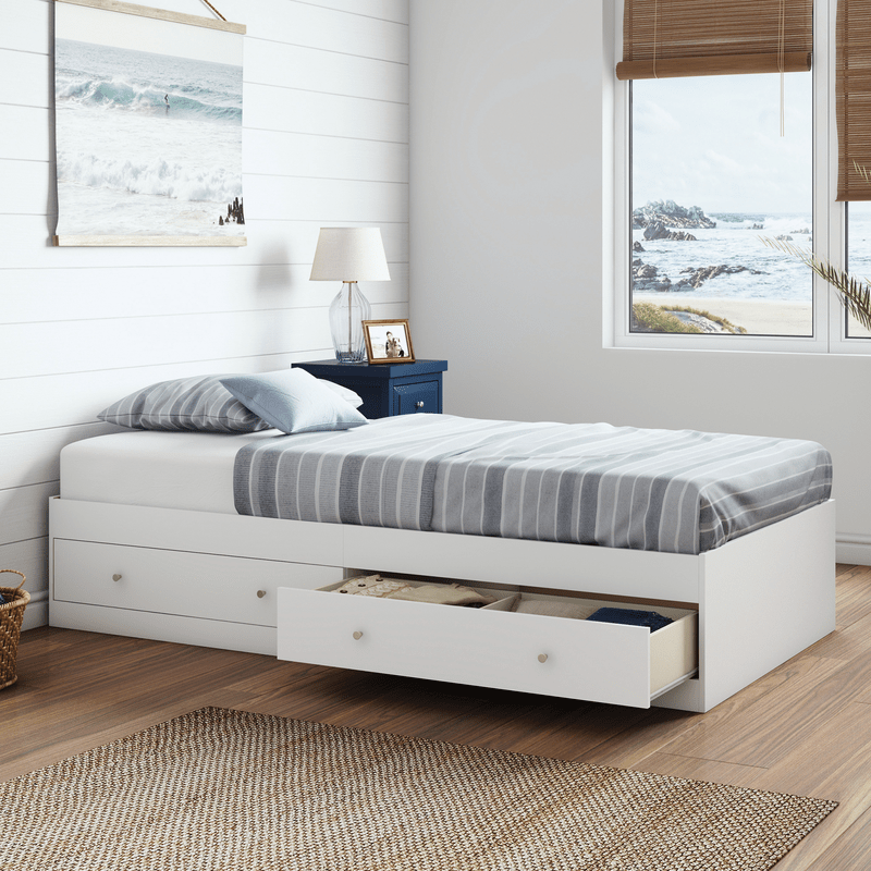 Miera Twin Storage Platform Bed