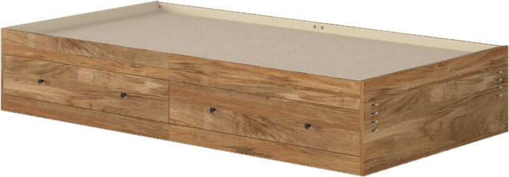 Miera Twin Storage Platform Bed