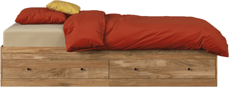 Miera Twin Storage Platform Bed