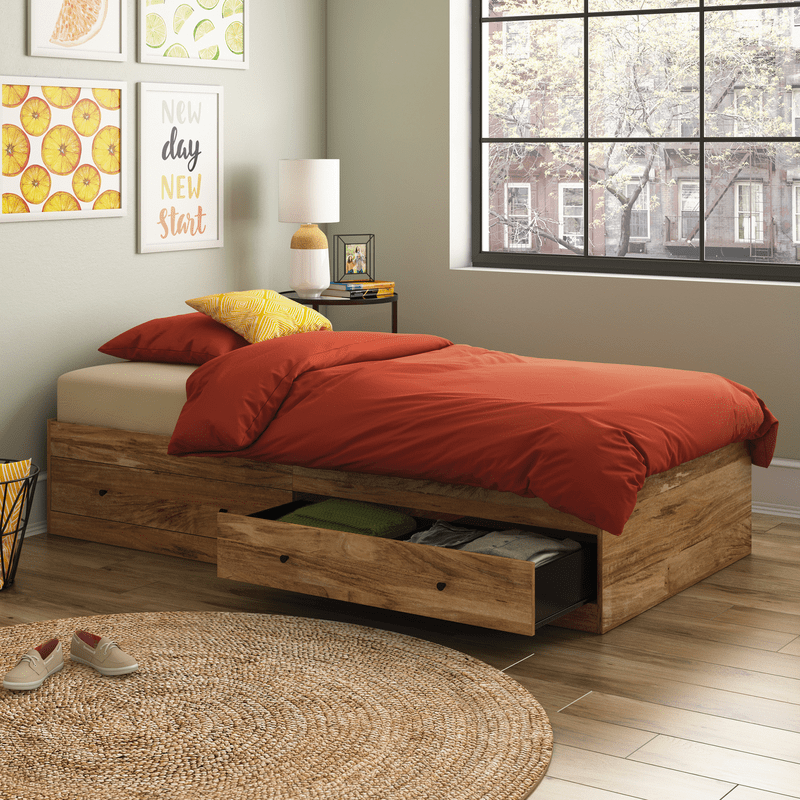 Miera Twin Storage Platform Bed