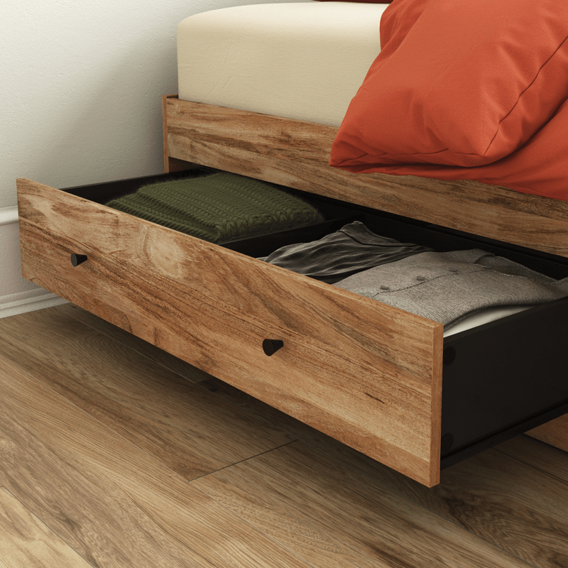Miera Twin Storage Platform Bed