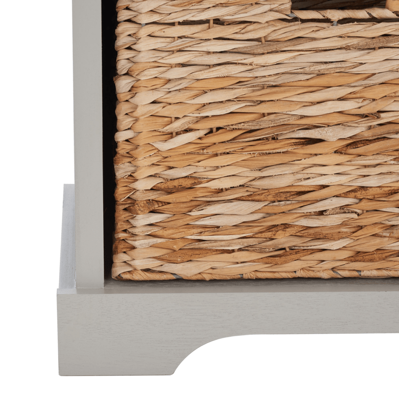 Santa Cruz Upholstered Cubby Storage Bench