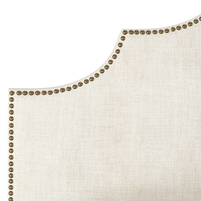 Hallie Linen Upholstered Panel Headboard