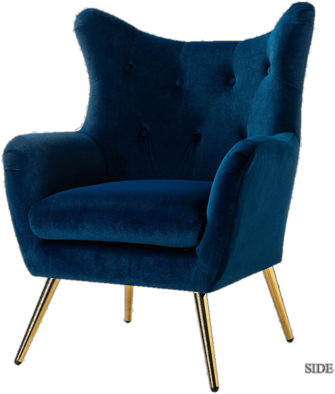 Dowdle 29.25'' Wide Tufted Velvet Wingback Chair
