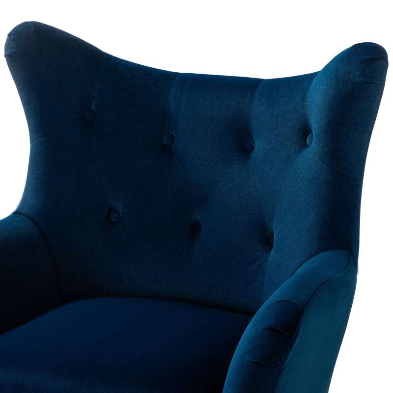 Dowdle 29.25'' Wide Tufted Velvet Wingback Chair
