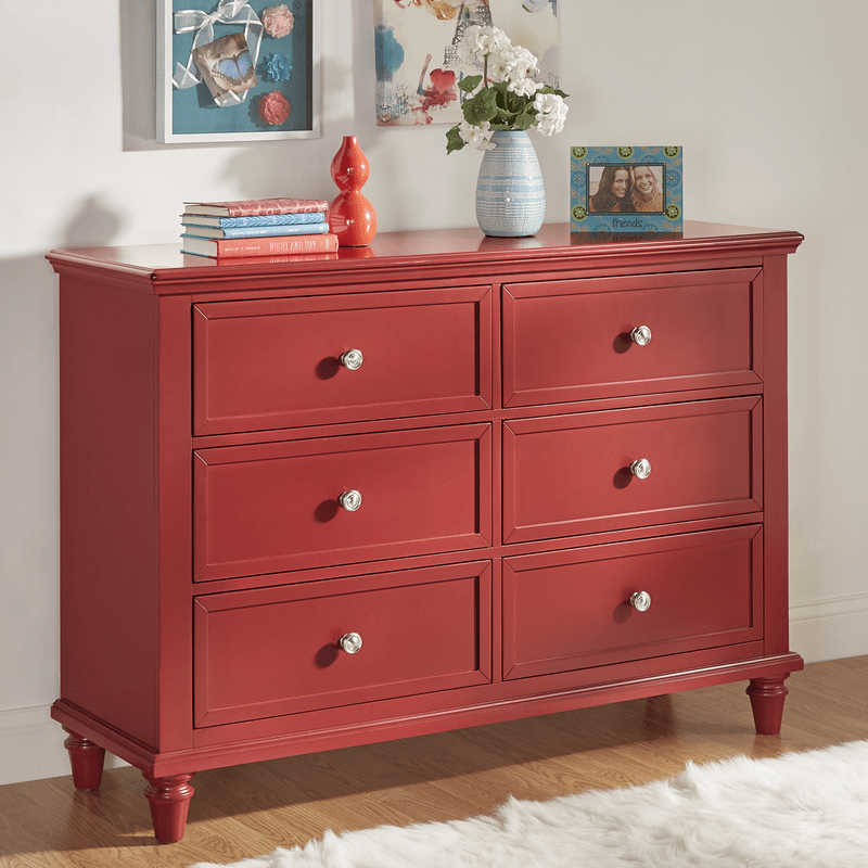 Rae 6 Drawer 54'' W Double Dresser