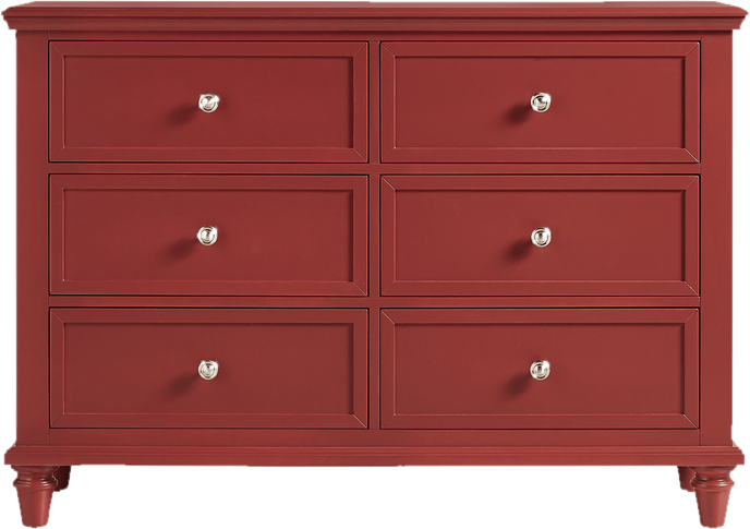 Rae 6 Drawer 54'' W Double Dresser