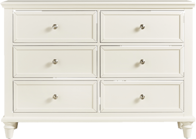 Rae 6 Drawer 54'' W Double Dresser