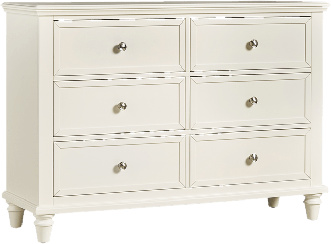 Rae 6 Drawer 54'' W Double Dresser