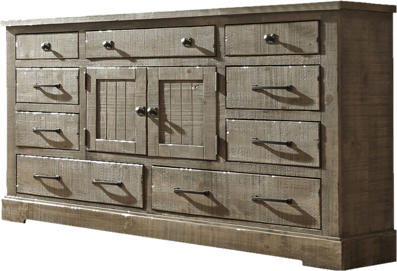 Newtowne 9 Drawer Combo Dresser with Mirror