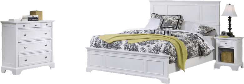 Effingham Solid Wood Low Profile Standard Bed