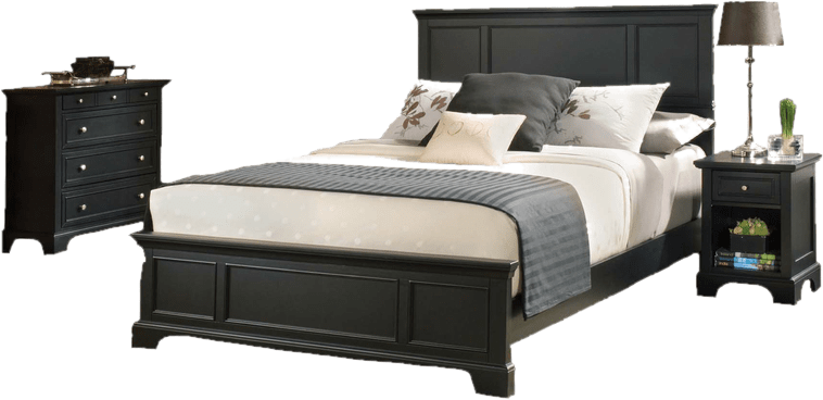 Effingham Solid Wood Low Profile Standard Bed