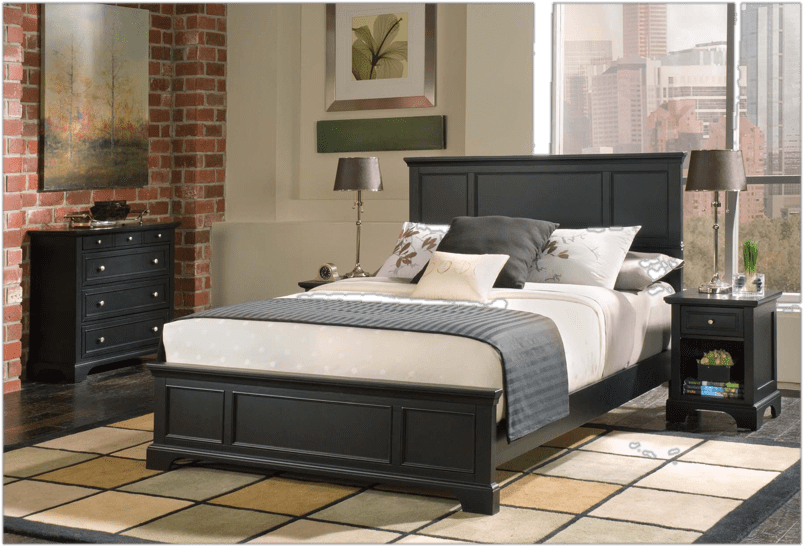 Effingham Solid Wood Low Profile Standard Bed