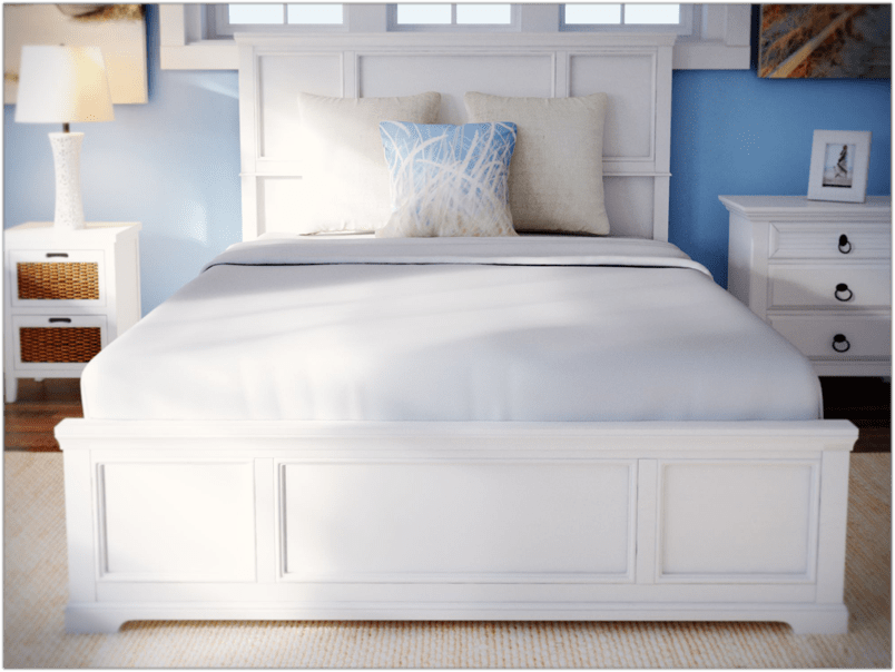 Effingham Solid Wood Low Profile Standard Bed