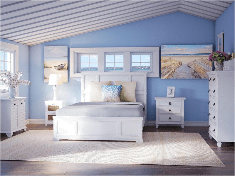 Effingham Solid Wood Low Profile Standard Bed