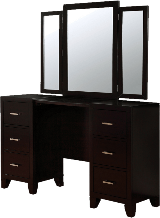 Berne 6 Drawer Dresser with Mirror