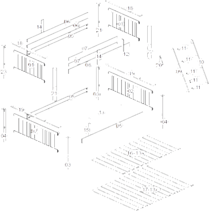 Pamplin Twin Over Full Solid Wood Standard Bunk Bed by Harriet Bee