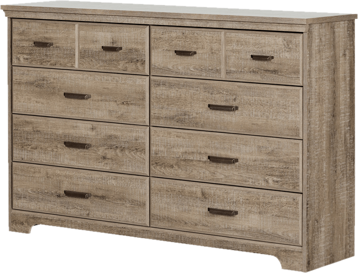 Versa 8 Drawer 57.75'' W Double Dresser