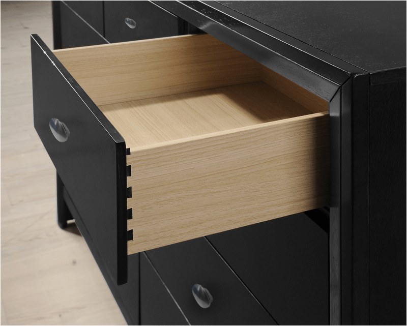 Willenhall 9 Drawer Double Dresser with Mirror