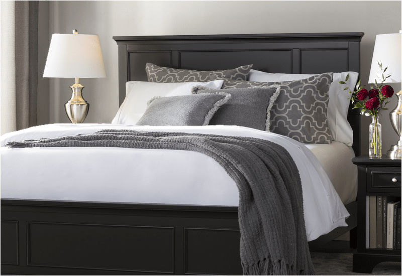 Effingham Solid Wood Low Profile Standard Bed