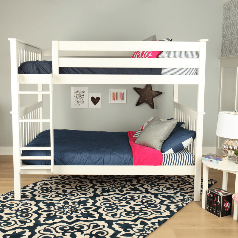 Bolles Twin Over Full Solid Wood Standard Bunk Bed by Harriet Bee
