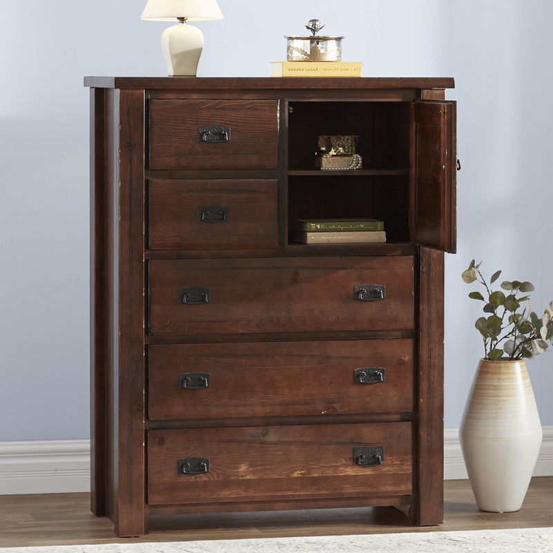 Worksop 5 Drawer 40" W Gentleman's Chest