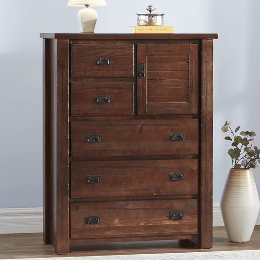 Worksop 5 Drawer 40" W Gentleman's Chest