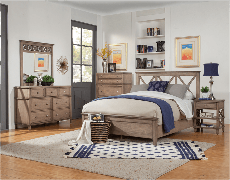 Marc 7 Drawer 57'' W Solid Wood Dresser