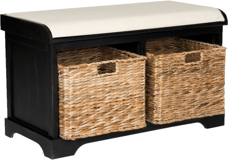 Santa Cruz Upholstered Cubby Storage Bench