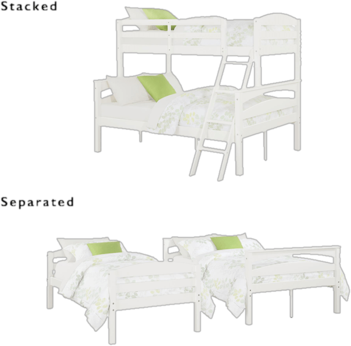 Everard Twin Over Full Solid Wood Standard Bunk Bed by Isabelle & Max™