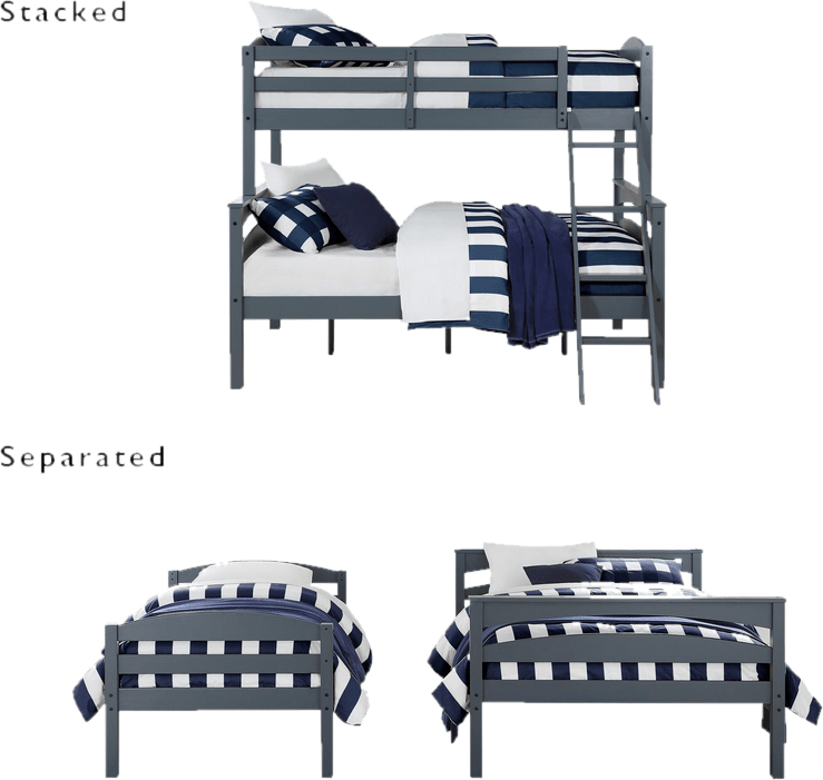 Everard Twin Over Full Solid Wood Standard Bunk Bed by Isabelle & Max™