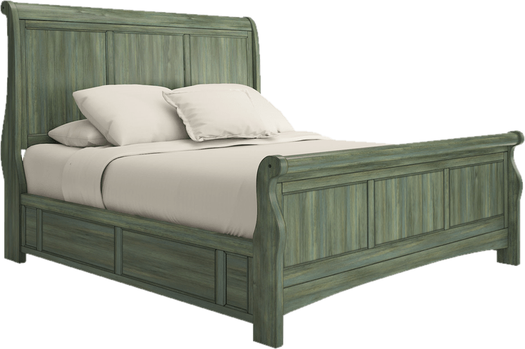 Riya Low Profile Sleigh Bed