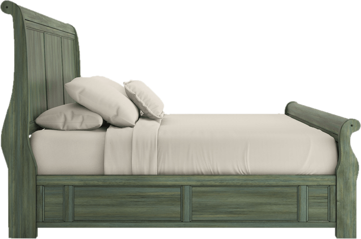 Riya Low Profile Sleigh Bed