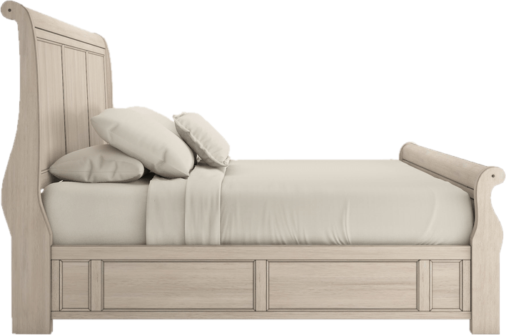 Riya Low Profile Sleigh Bed