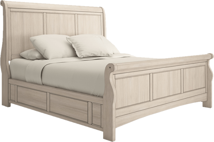Riya Low Profile Sleigh Bed