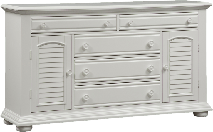 Abingd 5 Drawer Combo Dresser